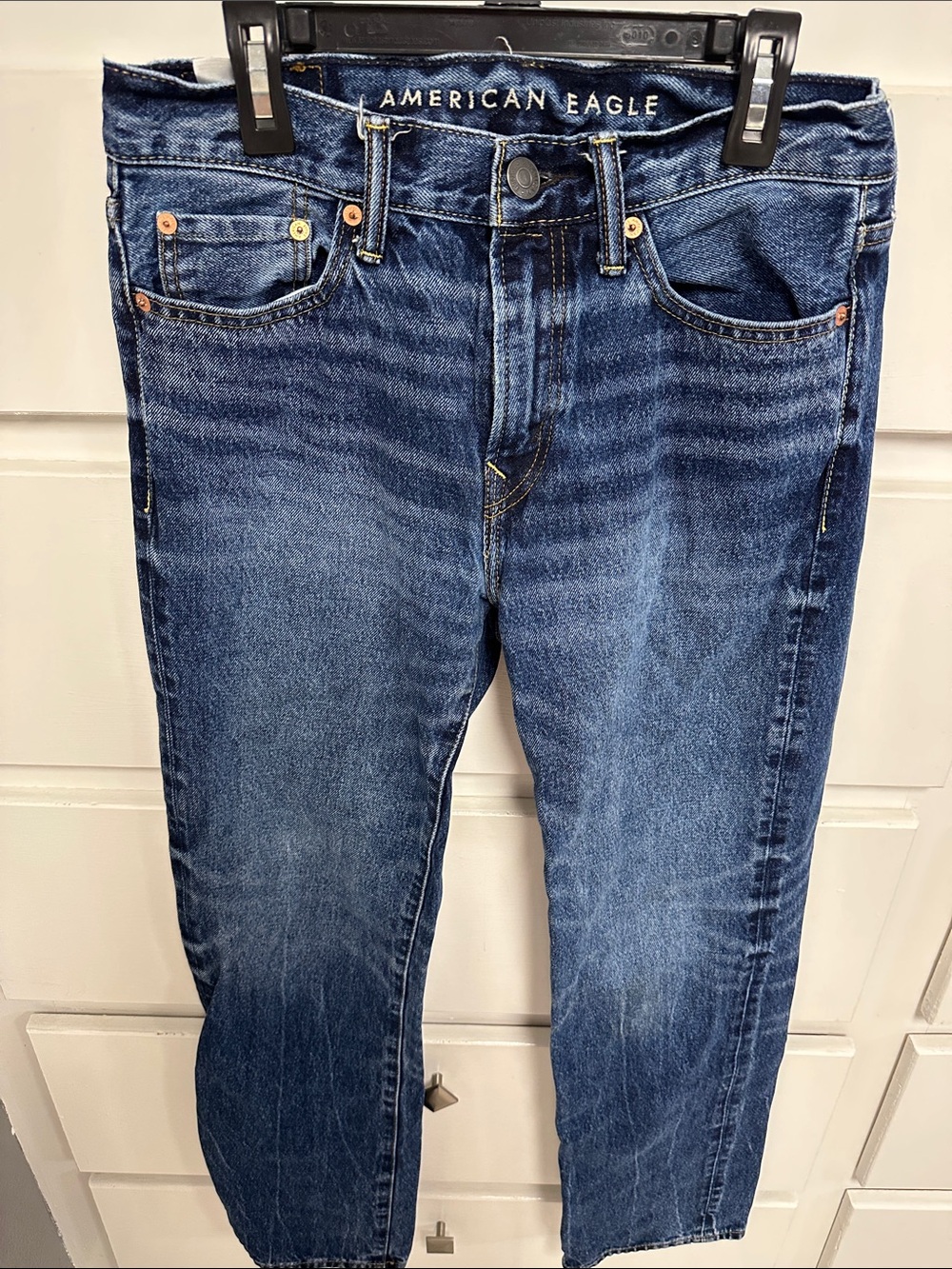 American Eagle Outfitters Men’s Indigo Slim-Straight Jeans